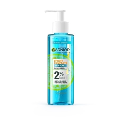 Garnier การ์นิเย่ สกิน แนทเชอรัลส์ ไบรท์ คอมพลีท แอนตี้-แอคเน่ คลีนซิ่ง เจล 120 มล.