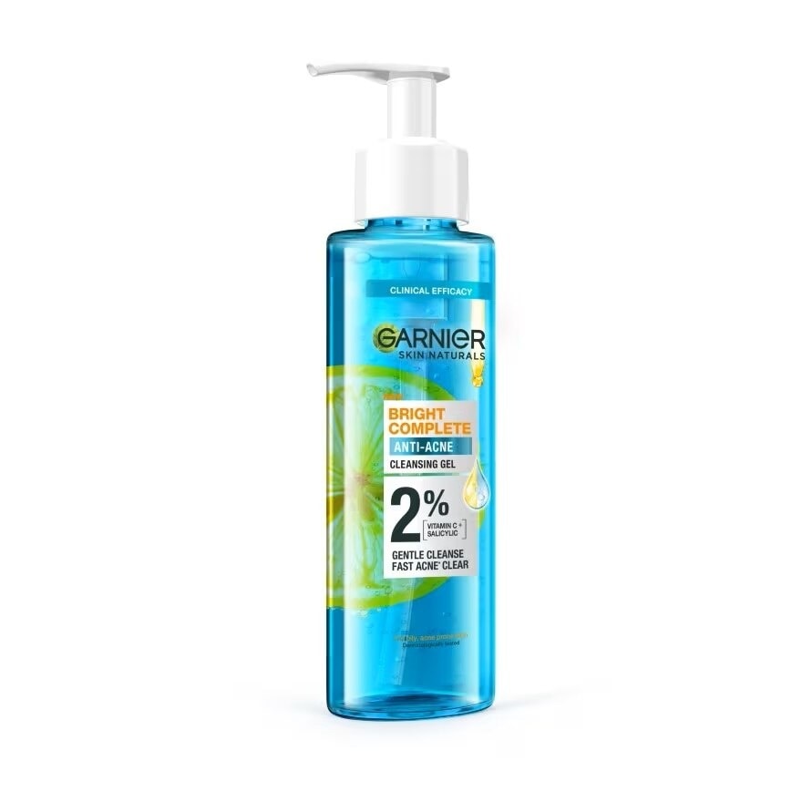 Garnier Skin Naturals Bright Complete Anti-Acne Cleansing Gel 120 Ml.