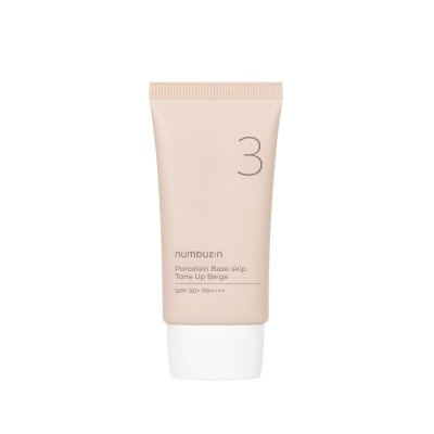 Numbuzin Numbuzin - No.3 Porcelain Base-Skip Tone Up Beige SPF50+ PA++++ 50 ml.