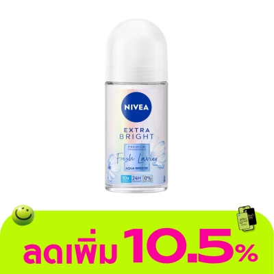Nivea - Nivea Extra Bright Premium Fragrance Fresh Lavier Aqua Breeze Roll On 50 Ml.