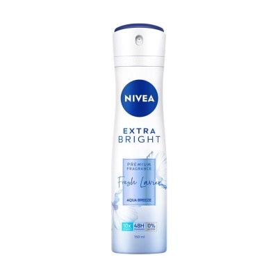 Nivea นีเวีย เอ็กซ์ตร้า ไบรท์ พรีเมียม ฟราแกรนซ์ เฟรช ลาเวียร์ อควา บรีซ สเปรย์ 150 มล.