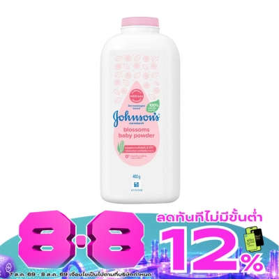 Johnson - Johnson's Baby Powder Cornstarch Blossoms 400 G. แป้งเด็กจอห์นสัน image