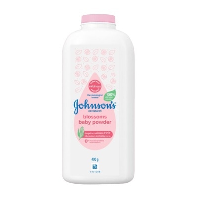 Johnson Johnson's Baby Powder Cornstarch Blossoms 400 G. แป้งเด็กจอห์นสัน