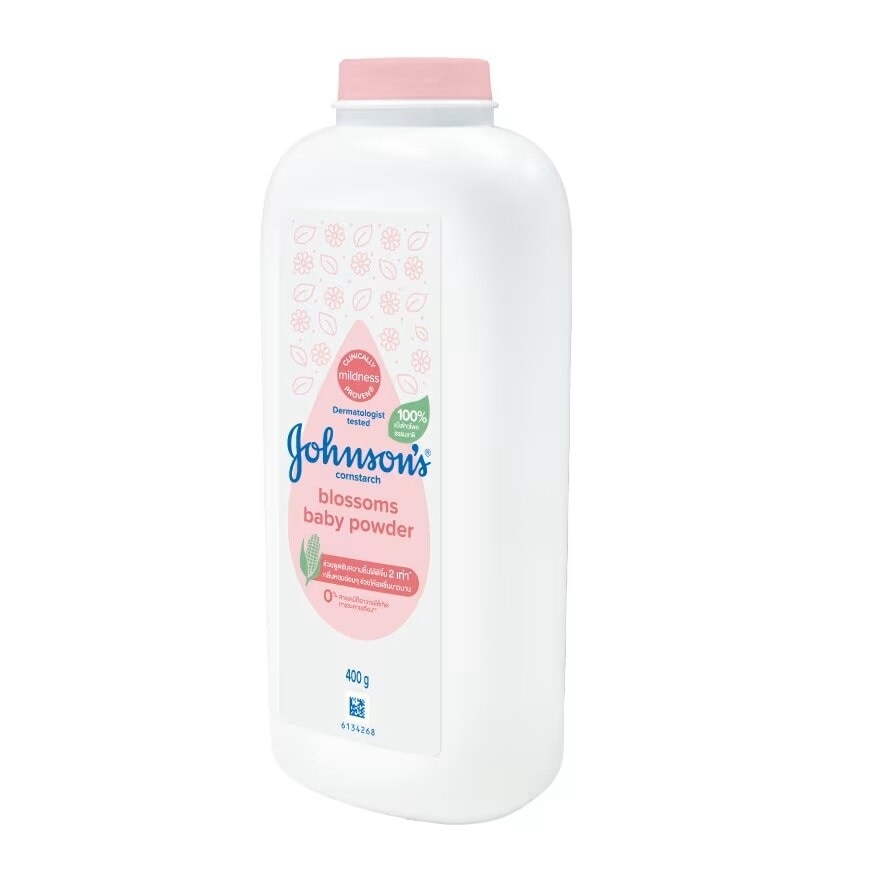 Johnson's Baby Powder Cornstarch Blossoms 400 G. แป้งเด็กจอห์นสัน