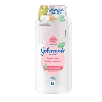 Johnson Johnson's Baby Powder Cornstarch Blossoms 200 G. แป้งเด็กจอห์นสัน