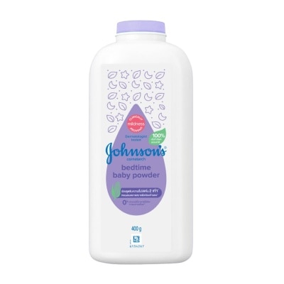 Johnson Johnson's Baby Powder Cornstarch Bedtime 400 G. แป้งเด็กจอห์นสัน