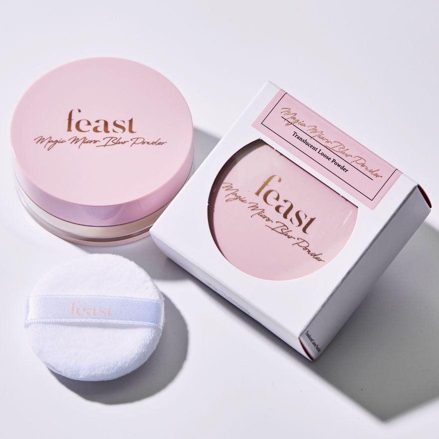 Feast Magic Micro Blur Powder Translucent Loose Powder 6g.