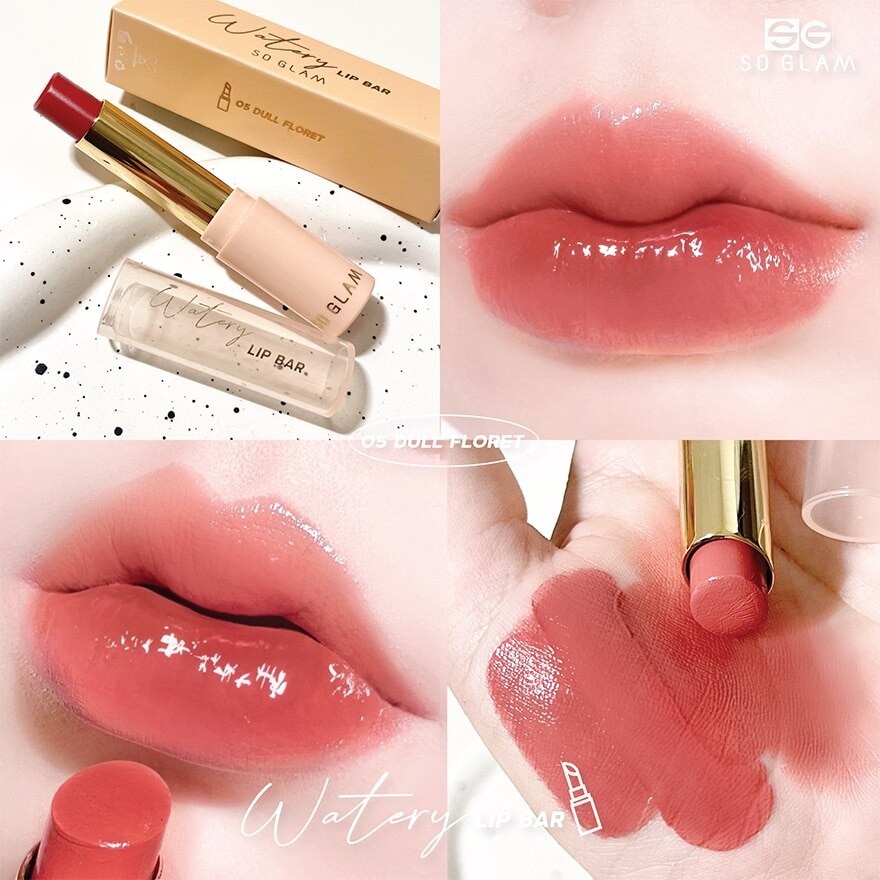 โซ แกลม วอเทอรี่ ลิป บาร์ 3ก. 05 ดูล ฟลอเรท