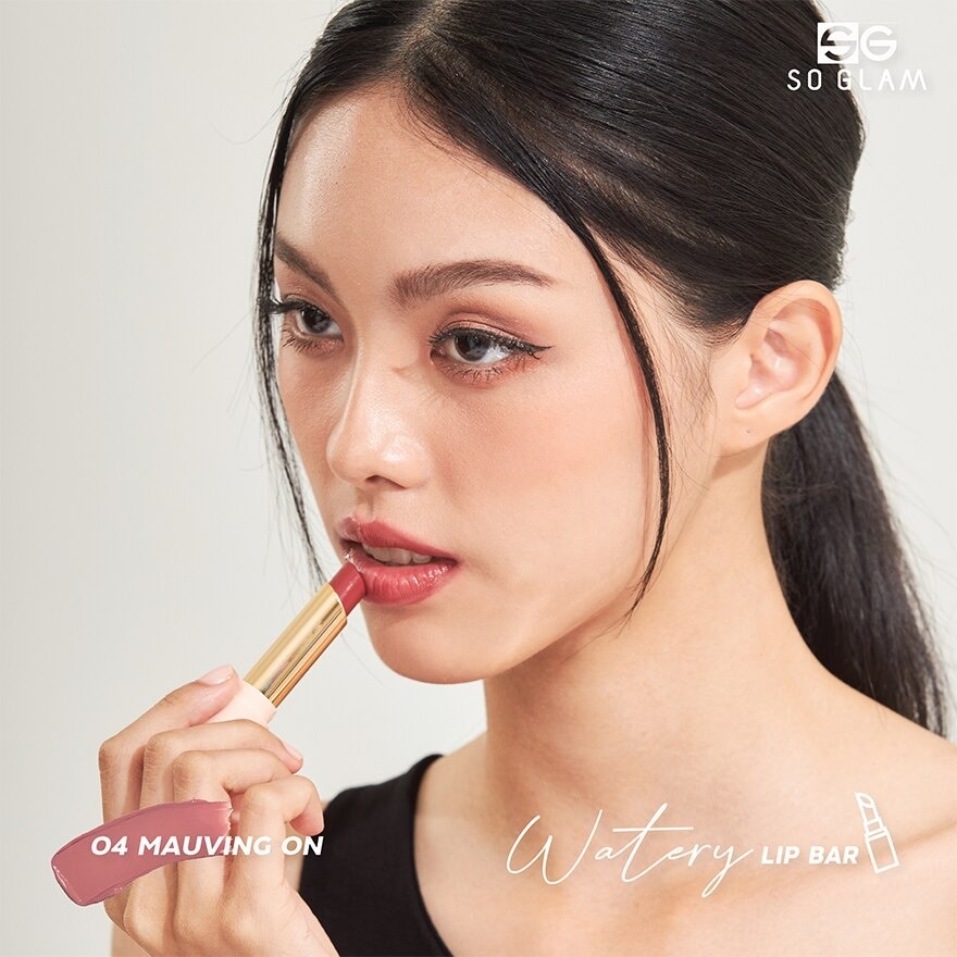 โซ แกลม วอเทอรี่ ลิป บาร์ 3ก. 04 มัฟวิ่ง ออน