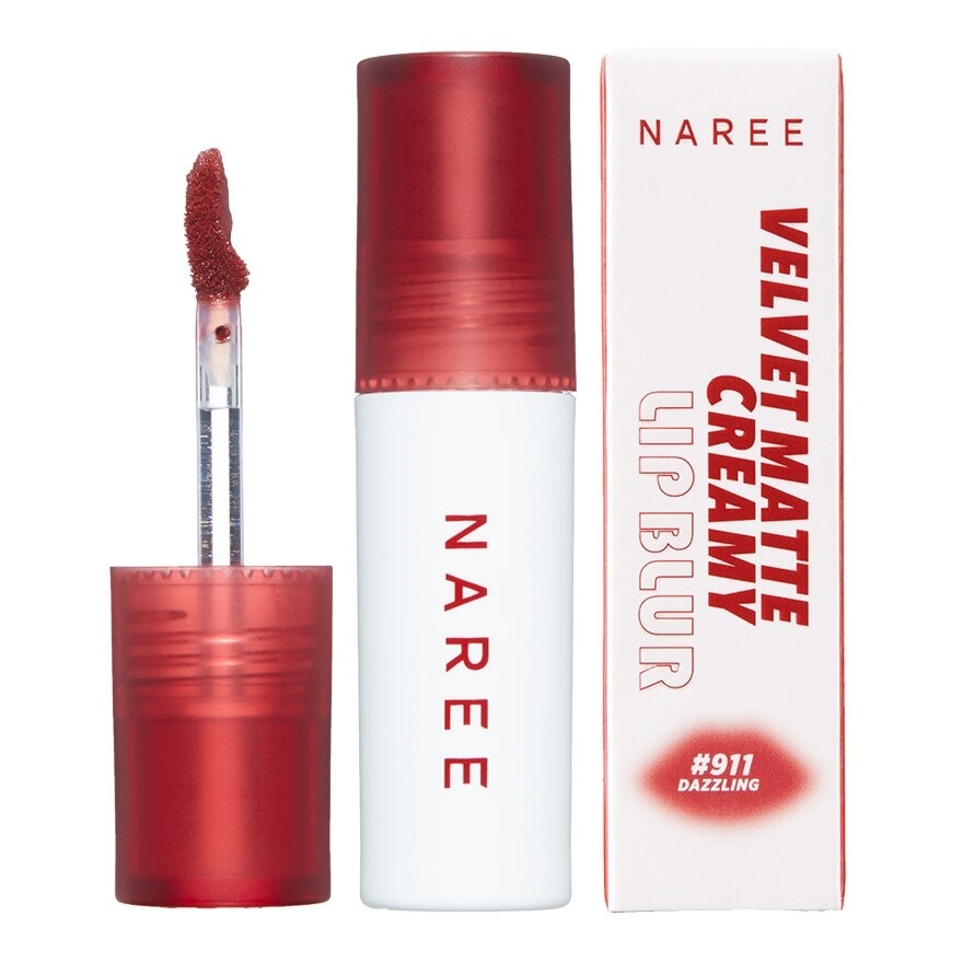 Naree Velvet Matte Creamy Lip Blur 3g. 911 Dazzling