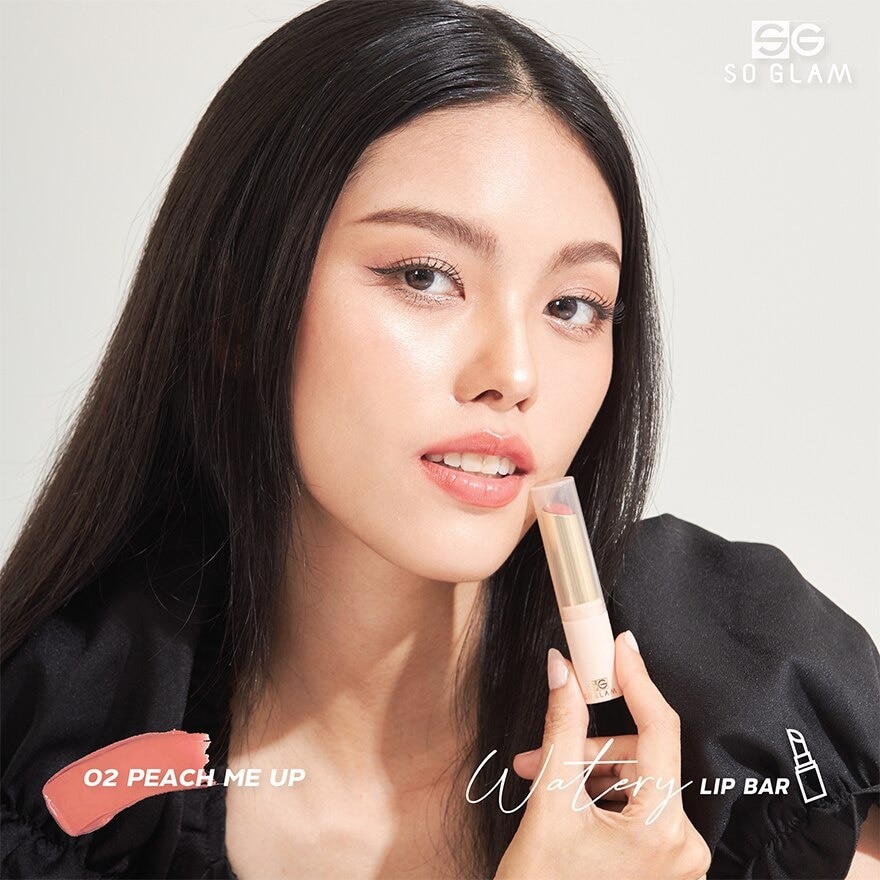 โซ แกลม วอเทอรี่ ลิป บาร์ 3ก. 02 พีช มี อัพ