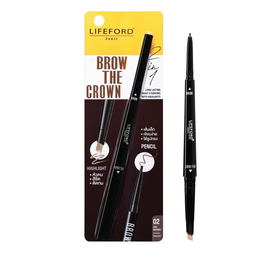 Lifeford Paris Brow The Crown Eyebrow 0.3g. 02 Ash Brown