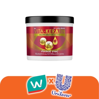 VITA - วีต้า เคราติน ทรีทเม้นท์ ซาลอน เดลี่ คัลเลอร์ ชายน์ 250 มล.บำรุงสำหรับผมทำสี