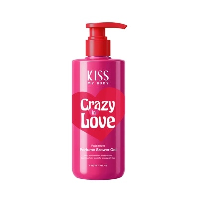 Kiss My Body - คิส มาย บอดี้ แพชชั่นเนท เพอร์ฟูม ชาวเวอร์ เจล เครซี่ อิน เลิฟ 380 มล.