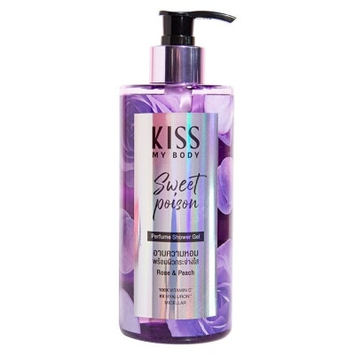 Kiss My Body Kiss My Body Perfume Shower Gel Sweet Poison 380 Ml. เจลอาบน้ำ ผิวหอม กระจ่างใส