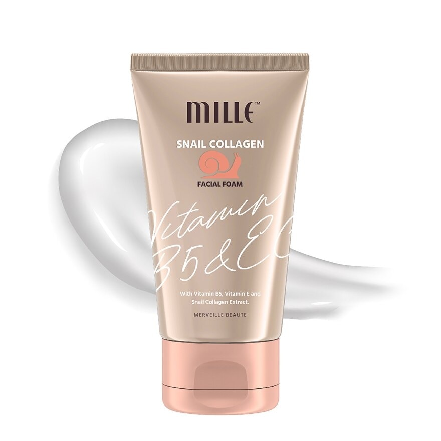 Mille Snail Collagen Facial Foam 100g.