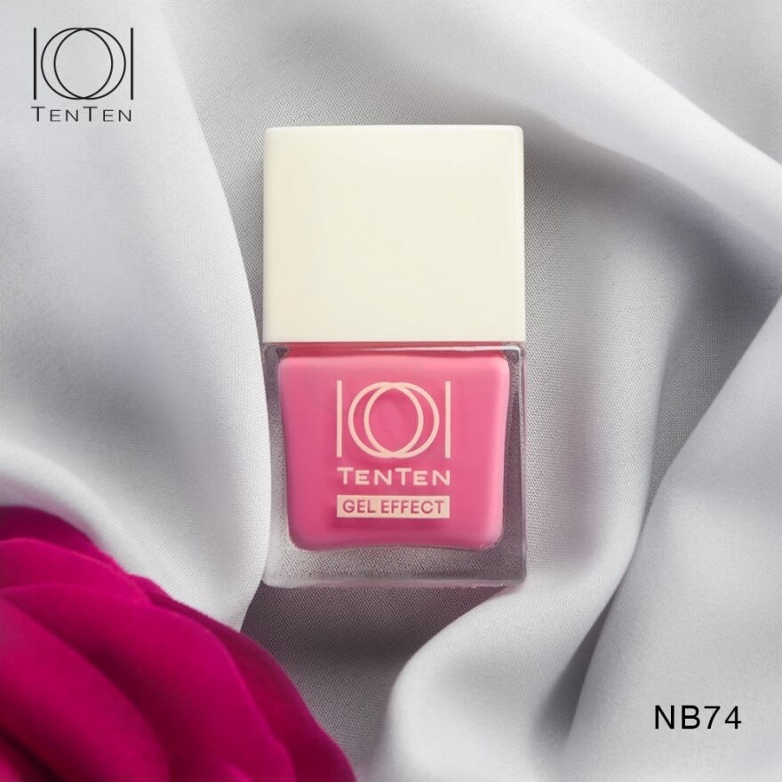 เท็น เท็น เจล เอฟเฟค เนล โพลิช 12มล. เอ็นบี 74 ดรีมมิ่ง พิงค์