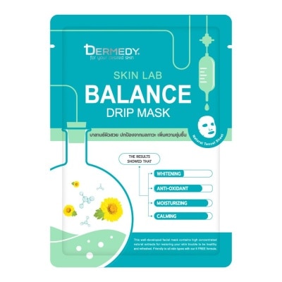 Dermedy Dermedy Skin Lab Balance Drip Mask 1'S มาสก์หน้า ปรับผิวให้สมดูล ผิวแพ้ง่าย