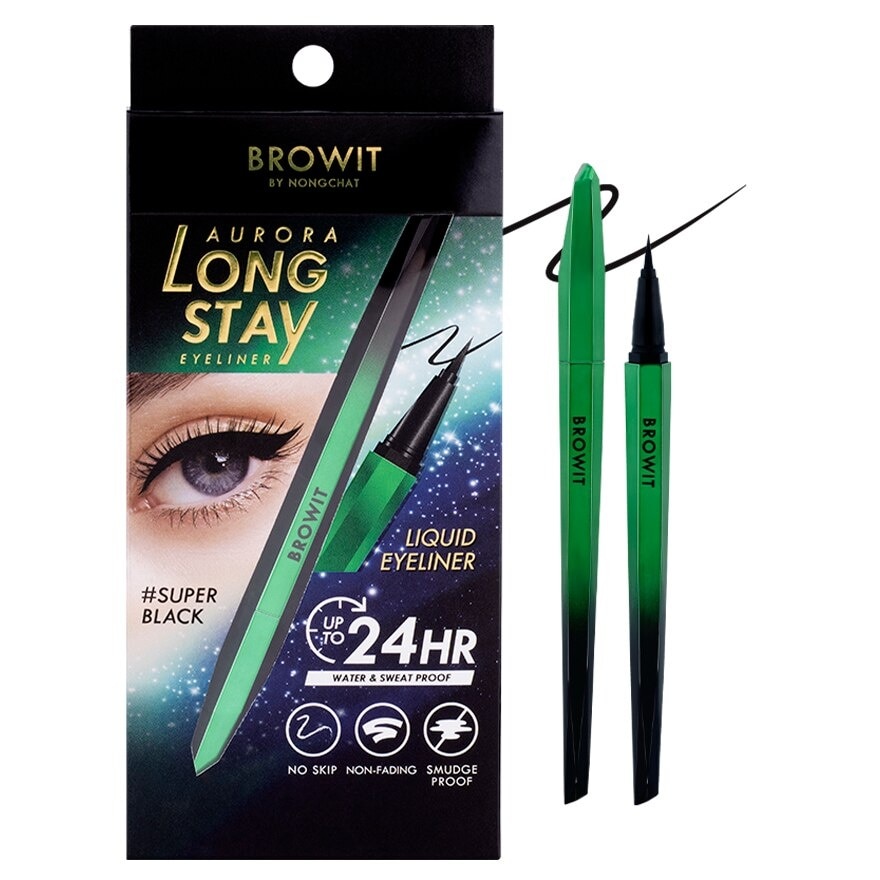 บราวอิท Browit Long Stay Eyeliner Super Black