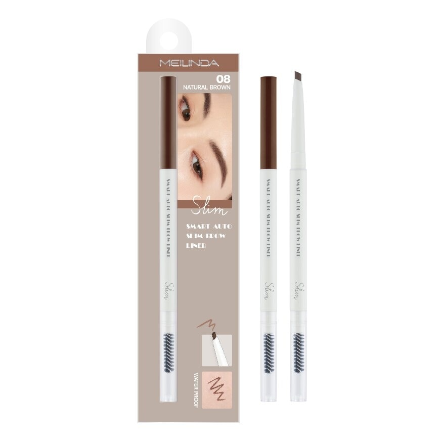 Meilinda Meilinda Smart Auto Slim Brow 0.05g 08 Natural Brown