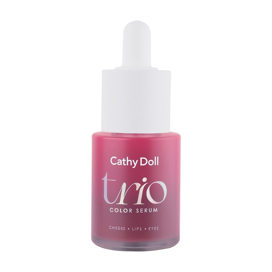 Cathy Doll Trio Color Serum 15ml 02 Peony Pink