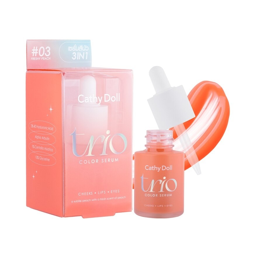 Cathy Doll Trio Color Serum 15ml 03 Freshy Peach