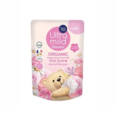 Ultra Mild Babi Mild Ultra Mild Organic Shower Milk First Love 360 Ml. Refill สบู่เหลว