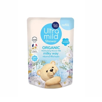 Ultra Mild Babi Mild Ultra Mild Organic Shower Milk Milky Way 360 Ml. Refill ถุงเติม สบู่เหลว