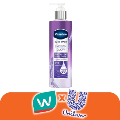 Vaseline - วาสลีน บอดี้ วอช สมูท โกลว์ กลูต้าโกลว์ 425 มล. ผิวดูเรียบเนียน ฉ่ำโกลว์