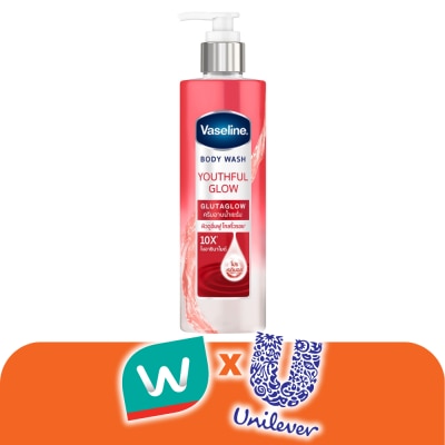 Vaseline - วาสลีน บอดี้ วอช ยูธฟูล โกลว์ กลูต้าโกลว์ 425 มล. ผิวดูอิ่มฟู ไกลริ้วรอย