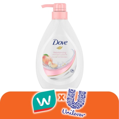 Dove - โดฟ บอดี้ วอช รีบาลานซ์ซิ่ง พีช 550 กรัม ครีมอาบน้ำ ผิวเนียนนุ่ม ชุ่มชื้น