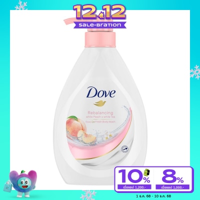 Dove Dove Body Wash Rebalancing Peach 550 G. ครีมอาบน้ำ ผิวเนียนนุ่ม ชุ่มชื้น