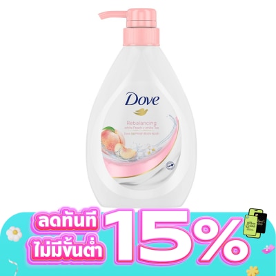 Dove - Dove Body Wash Rebalancing Peach 550 G. ครีมอาบน้ำ ผิวเนียนนุ่ม ชุ่มชื้น