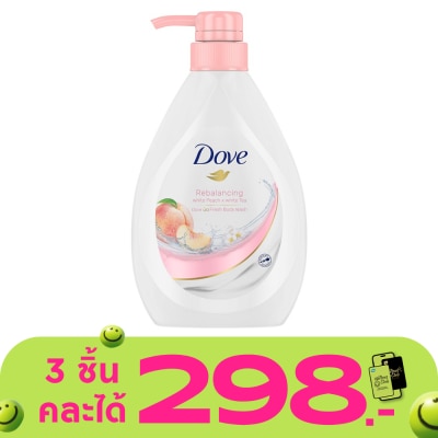 Dove - Dove Body Wash Rebalancing Peach 550 G. ครีมอาบน้ำ ผิวเนียนนุ่ม ชุ่มชื้น