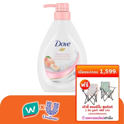 Dove - Dove Body Wash Rebalancing Peach 550 G. ครีมอาบน้ำ ผิวเนียนนุ่ม ชุ่มชื้น