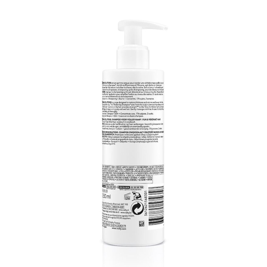 Vichy Dercos Densi-Solutions Thickening Shampoo 250 ml.