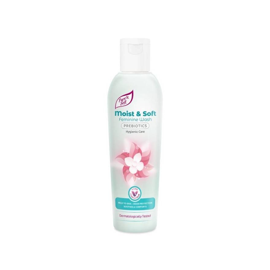 Pure'n Soft Moist  Soft Feminine Wash 200 ml.