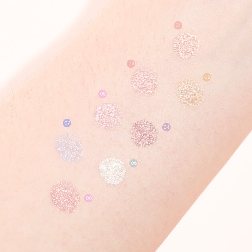 Meilinda Glitter Glow Shadow Liner 0.08ml 03 Pink Heart