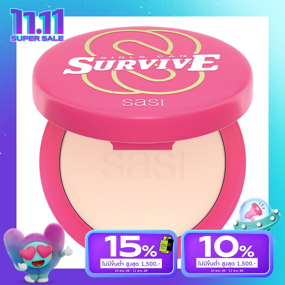 Sasi ศศิ เกิร์ล แคน เซอร์ไวฟ์ ฟาวน์เดชั่น พาวเดอร์ 9ก. PN1 แฟร์ ไลท์