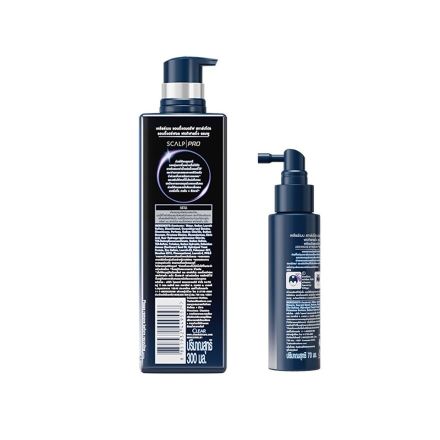 Clear Men Antidandruff Scalp Pro Anti Hair Fall Fortifying Shampoo 300 Ml.+ Serum 70 image