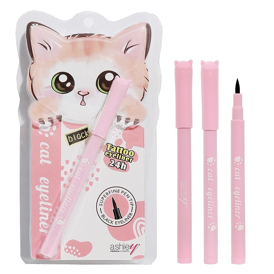 Ashley Ashley Cat Eyeliner Pen 2g Black