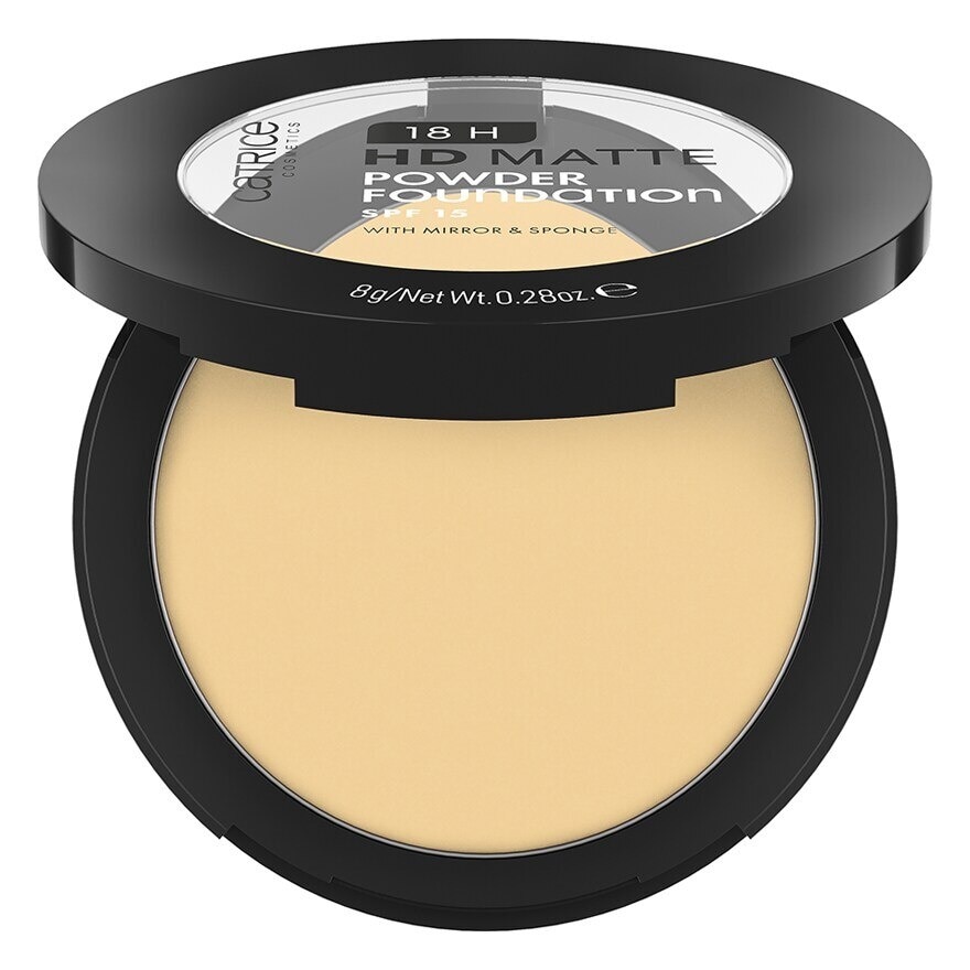 Catrice 18H Hd Matte Powder Foundation 8g. 012W