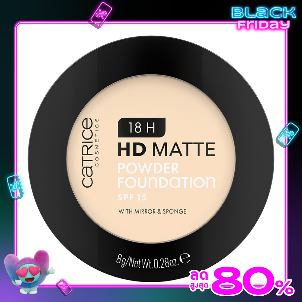 คาทริซ 18อาวเอชดี พาวเดอร์ ฟาวเดชั่น 8 กรัม 001ซี