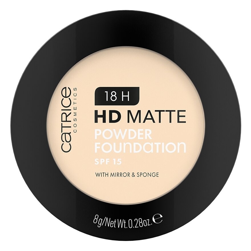 Catrice 18H Hd Matte Powder Foundation 8g. 001C