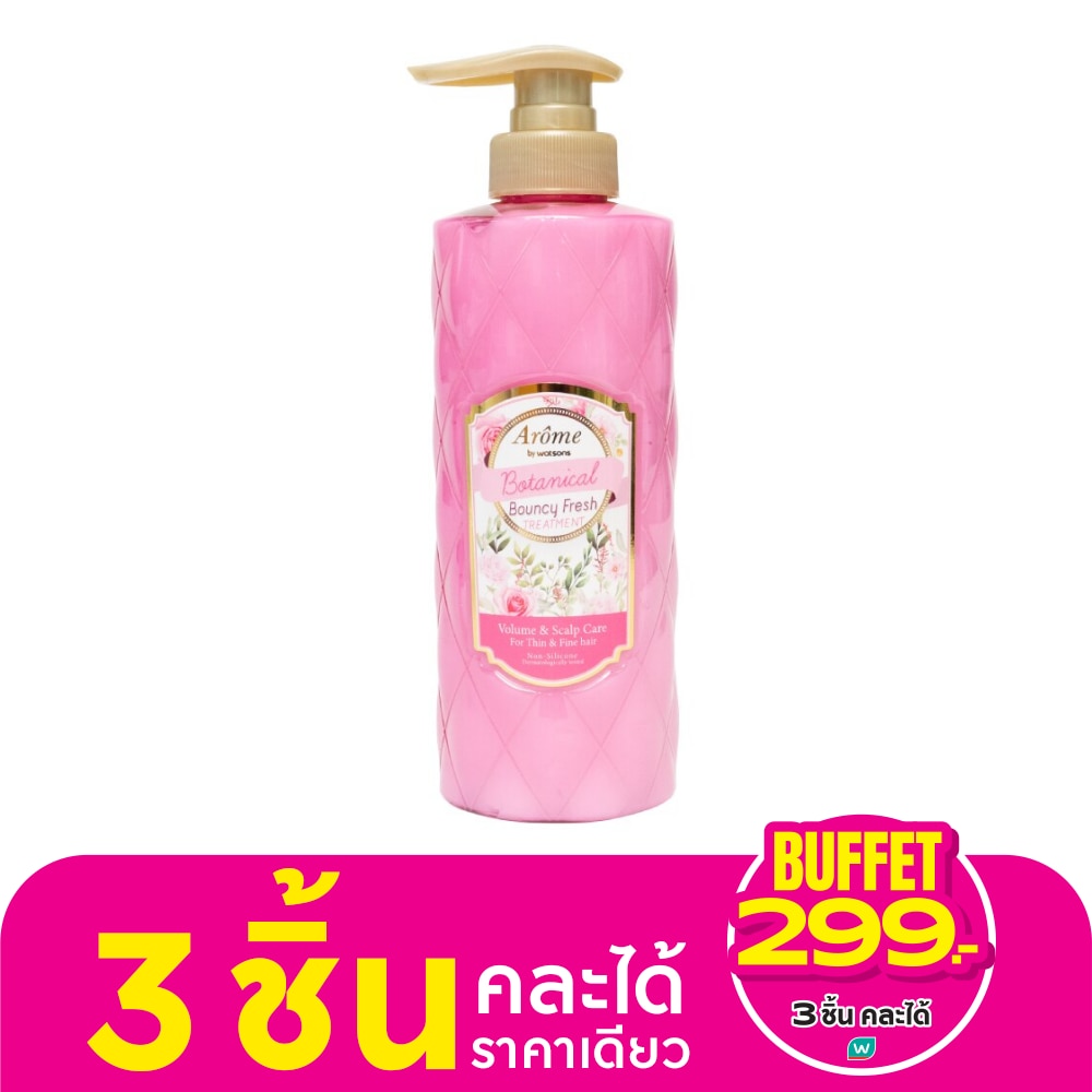 Arome by Watsons Botanical Bouncy Fresh Treatment Volume  Scalp Care 500ml.