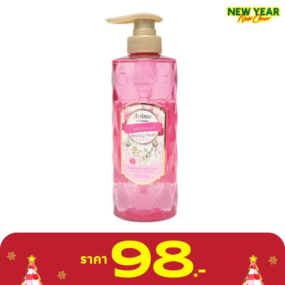 Arome by Watsons Botanical Bouncy Fresh Shampoo VolumeScalp Care 500ml.