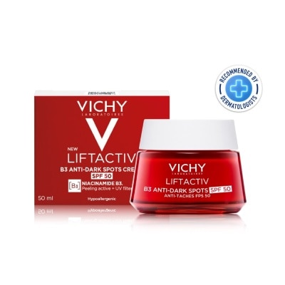 Vichy วิชี่ ลิฟแอ็คทีฟ B3 แอนตี้-ดาร์ค สปอต ครีม SPF50 มล.