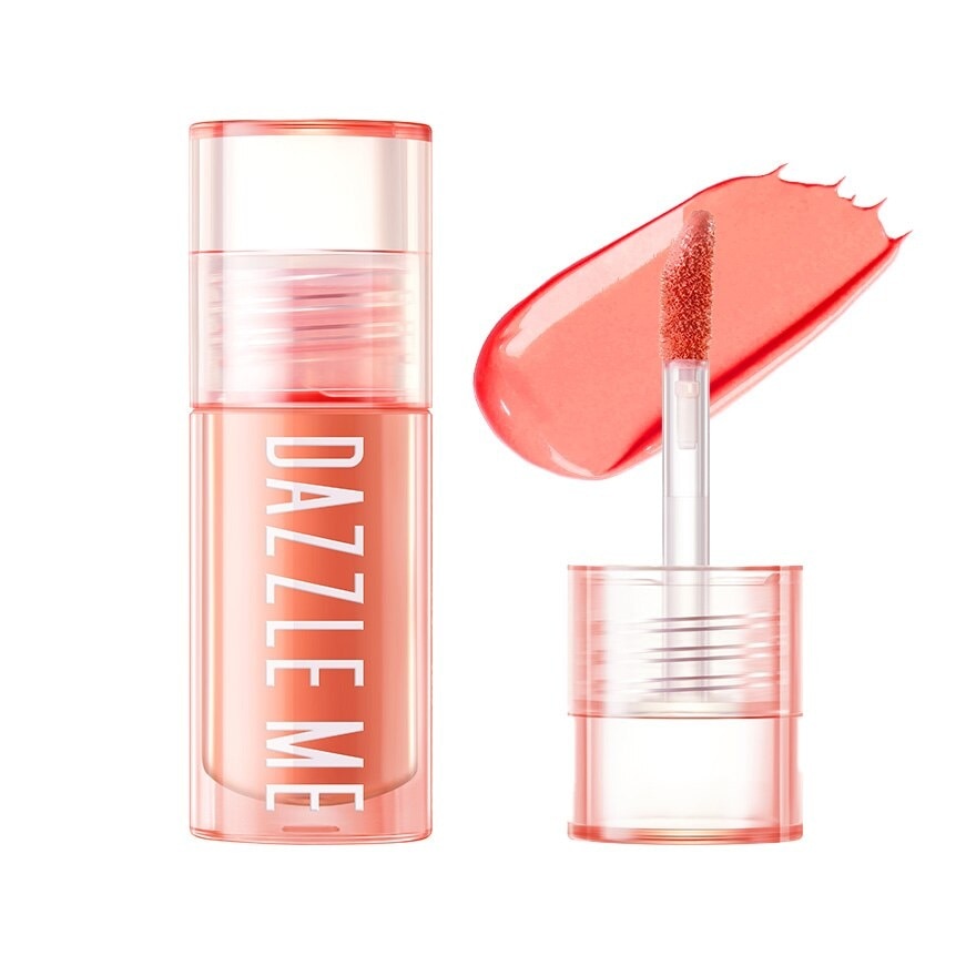 Dazzle Me Heart Melt Creamy Liquid Blush 2.5g. 02 Cheeky Orange