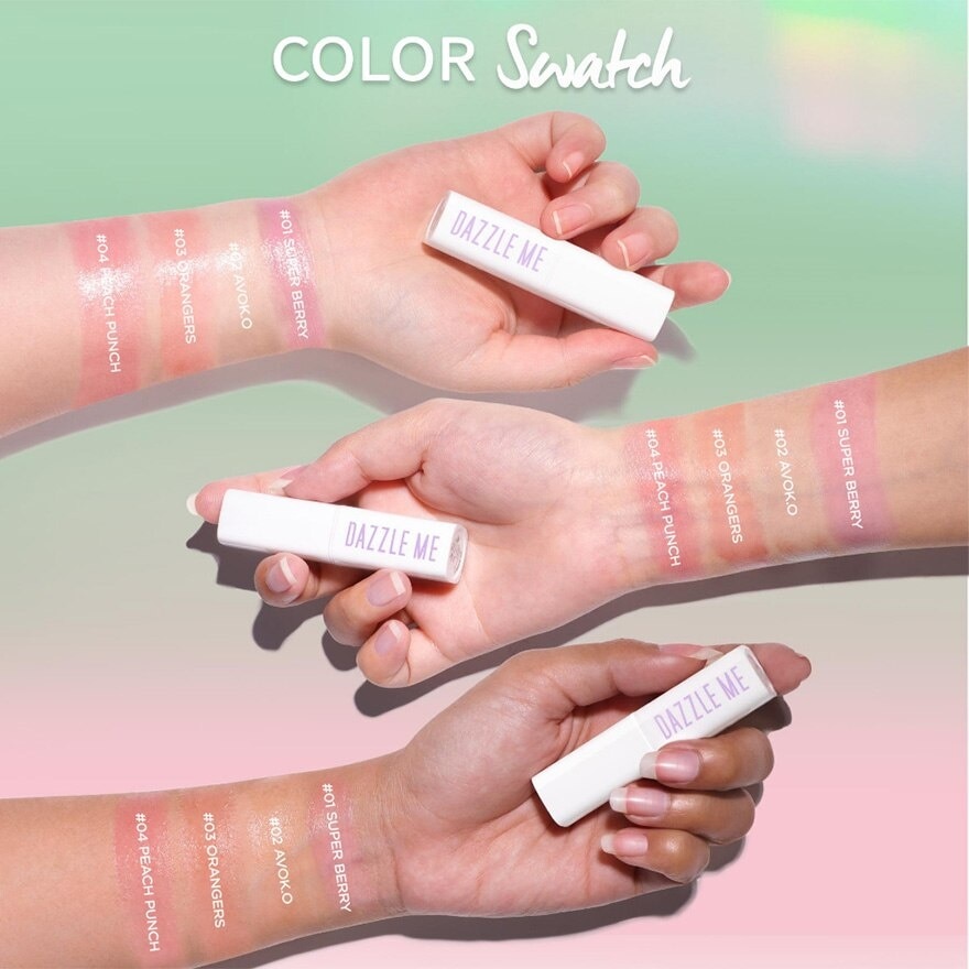 Dazzle Me Fruit Justice Lip Balm 3.5g. 04 Peach Punch