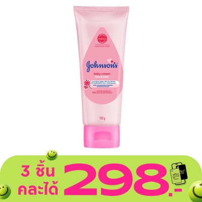 Johnson - Johnson's Baby Cream Face  Body 100 G. ครีมบำรุงผิวหน้า ผิวกาย เด็ก